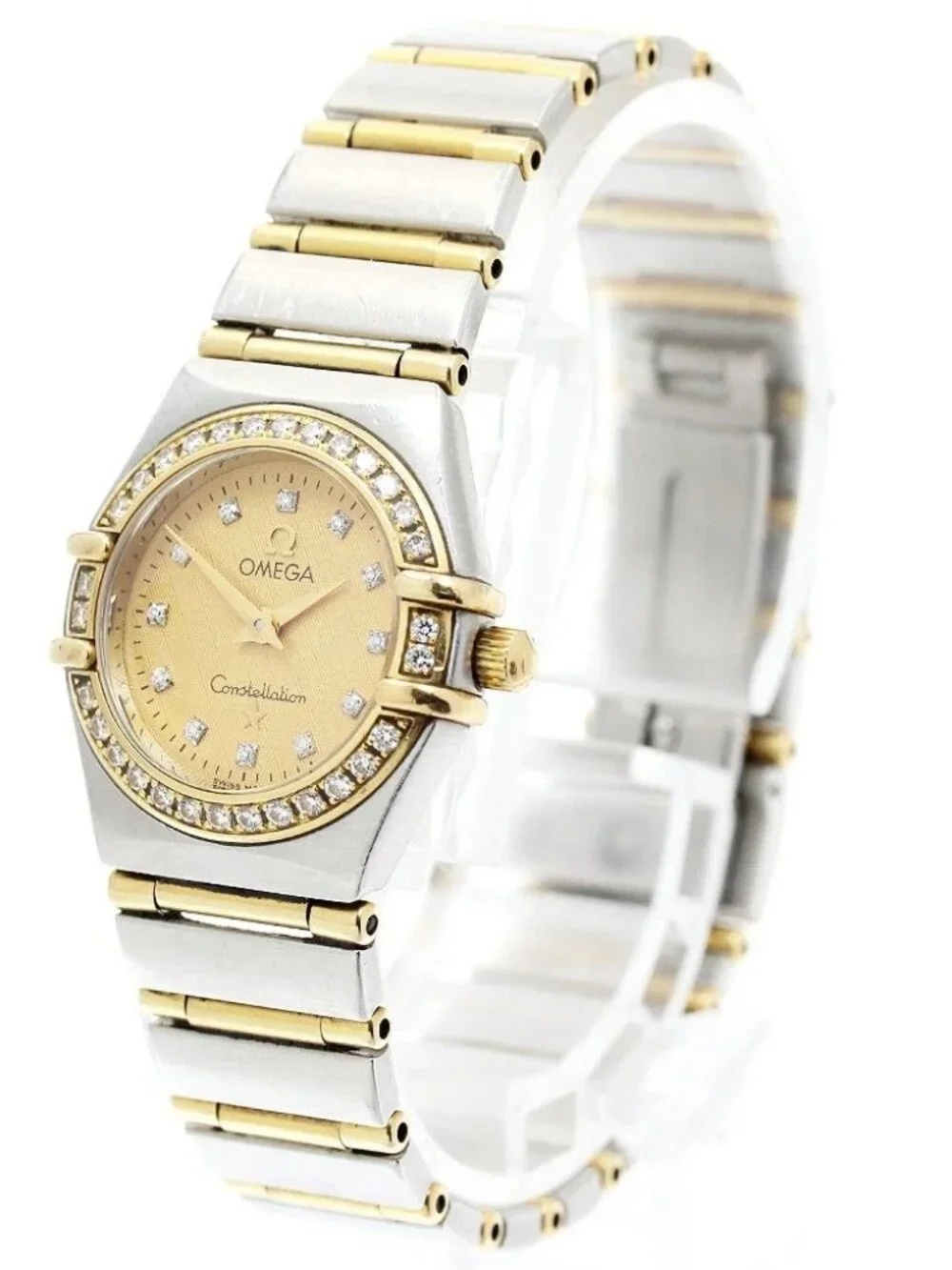 OMEGA Constellation 1267.15 Diamond Bezel 12P Diamond Quartz Ladies Watch_972579
